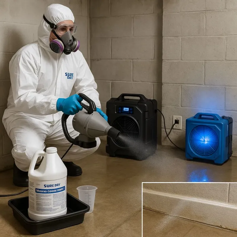 Sanitization and Odor Removal process in Harrisville, MI