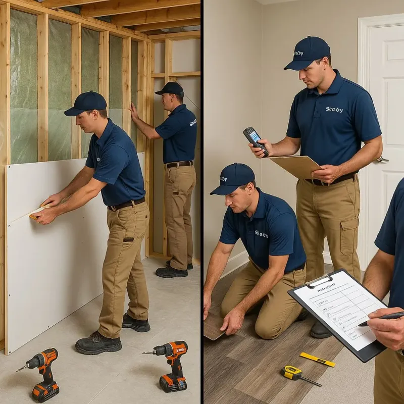 Repairs and Reconstruction process in Harrisville, MI
