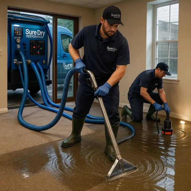 Water Extraction and Removal process in Harrisville, MI